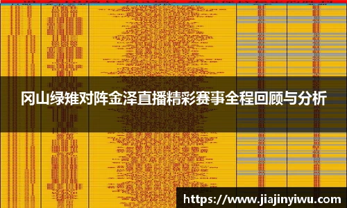 冈山绿雉对阵金泽直播精彩赛事全程回顾与分析